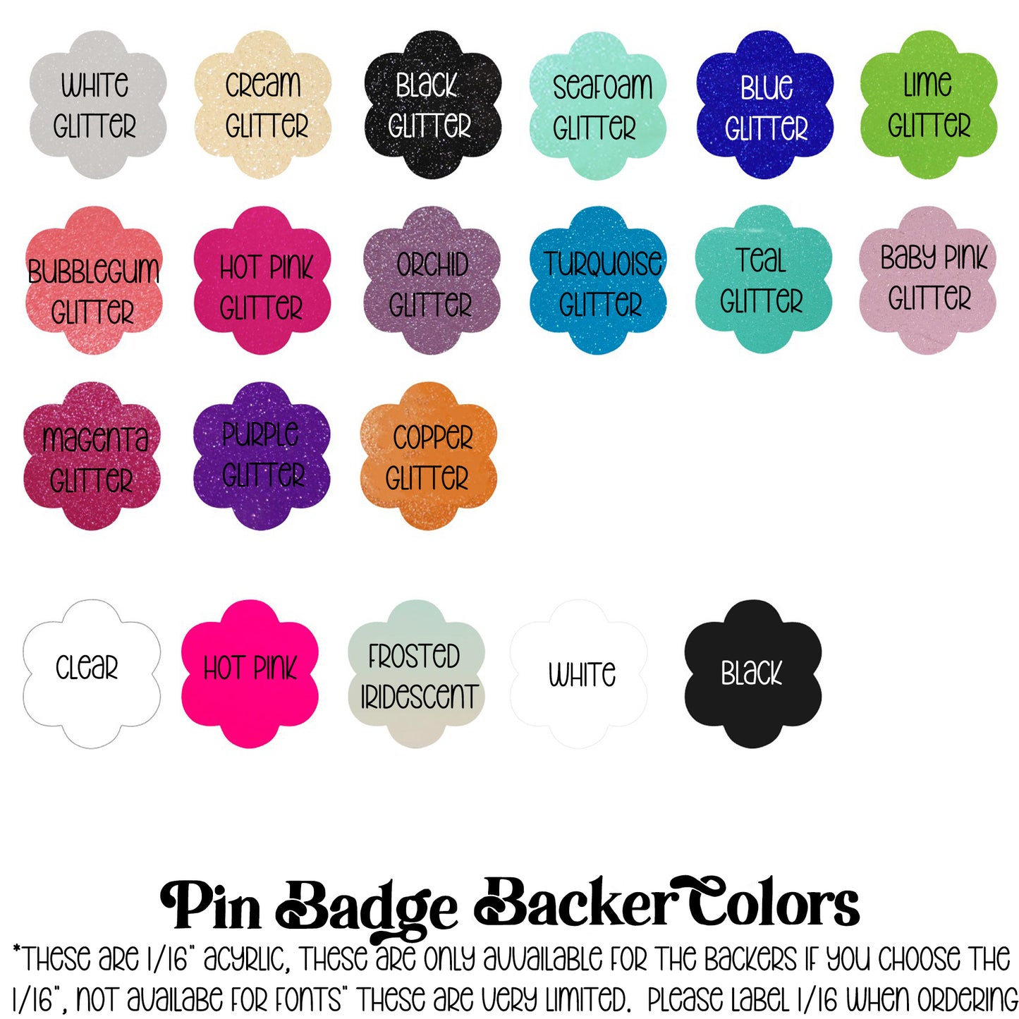 Custom Acrylic Pin Badge Topper