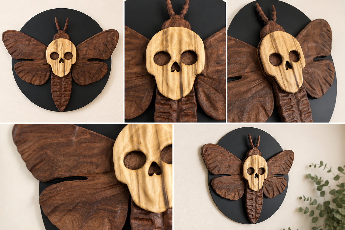 18” Death’s head moth