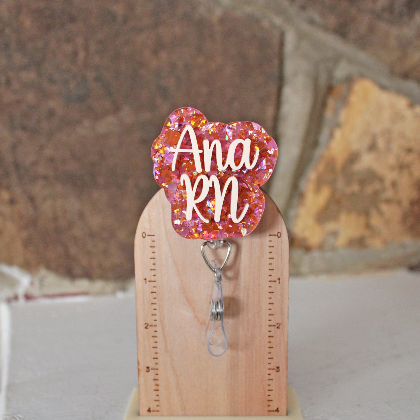 Stacked Name Badge Reel