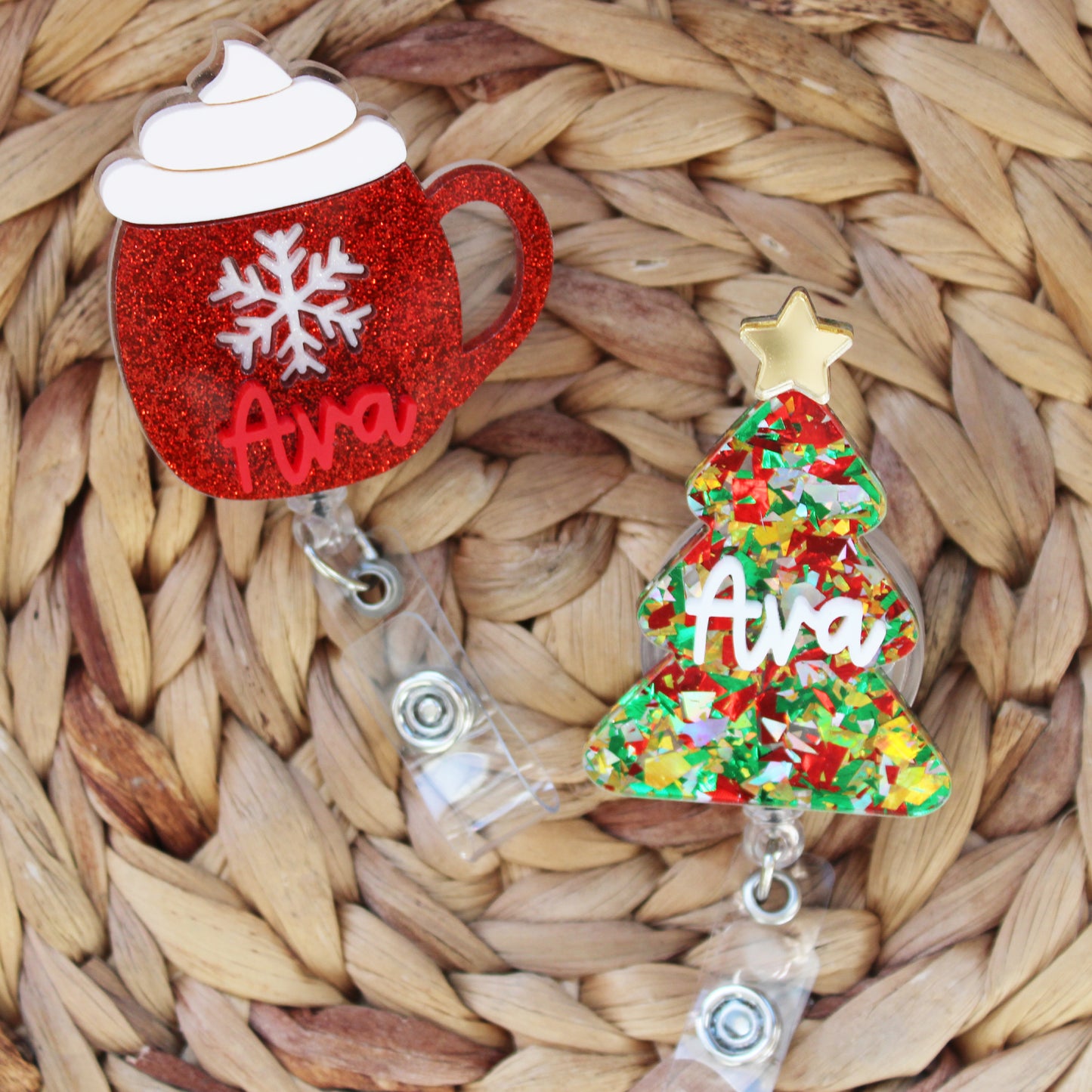 Christmas Tree Badge Reel