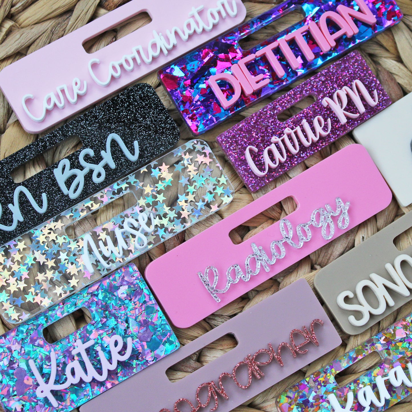 Custom Acrylic Badge Topper