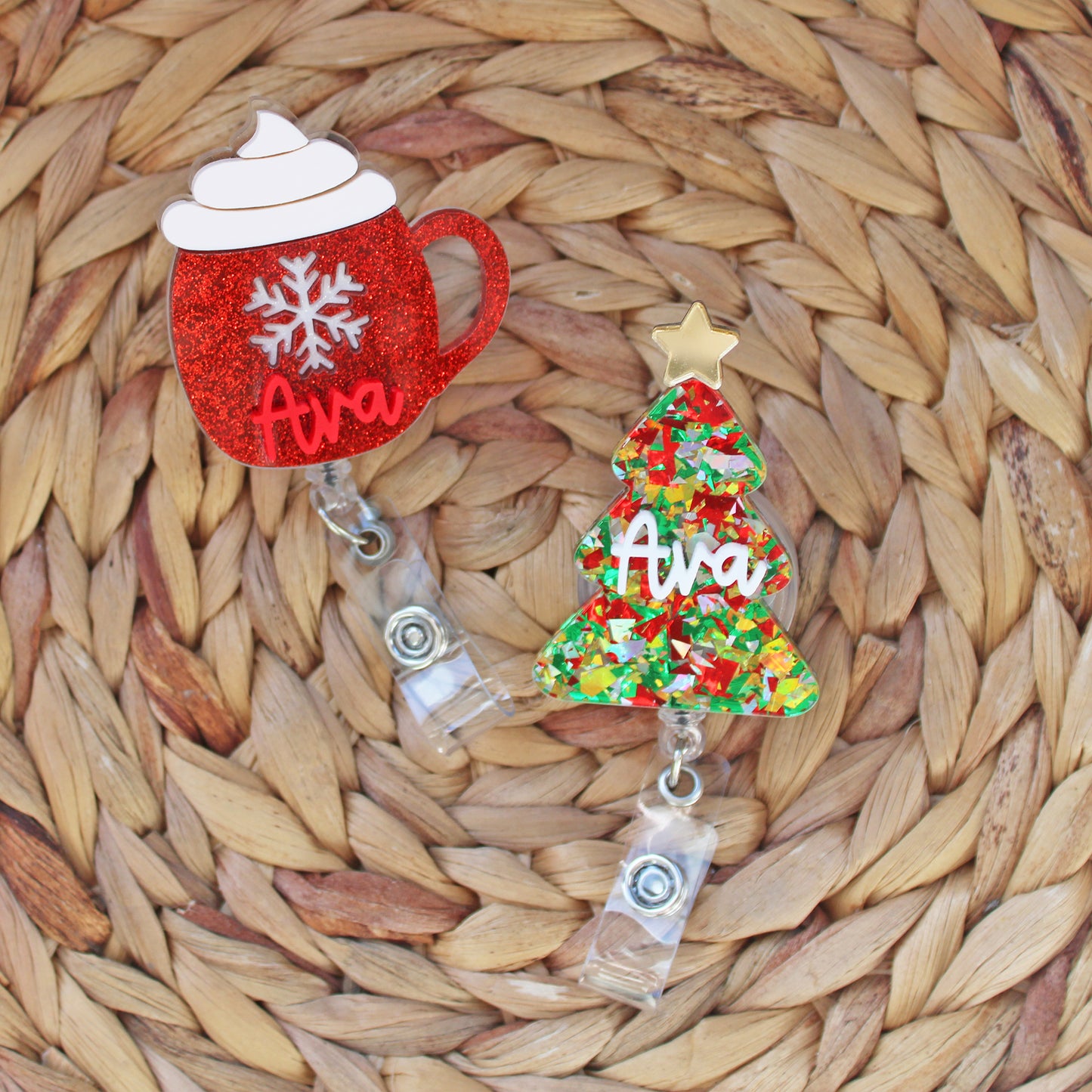 Christmas Tree Badge Reel