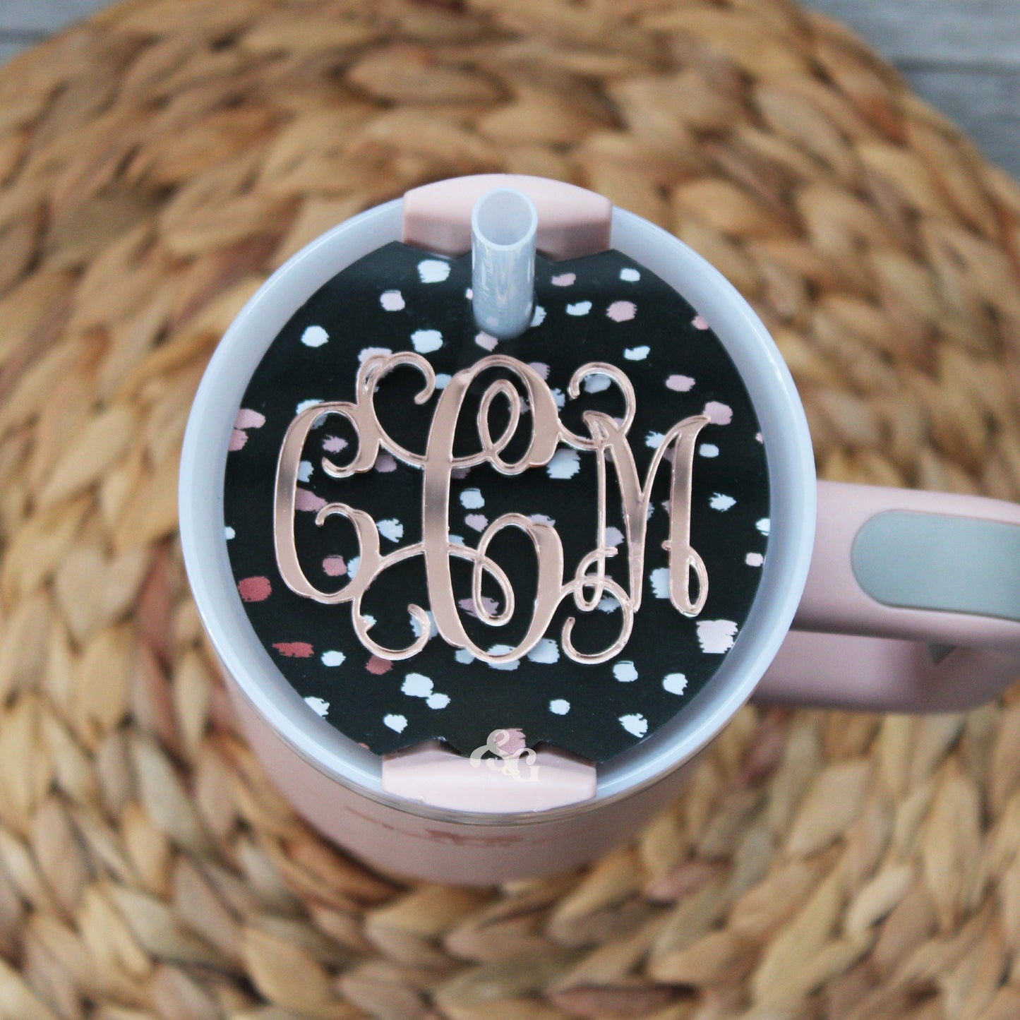 Monogram Stanley Name Plate, Monogram Topper