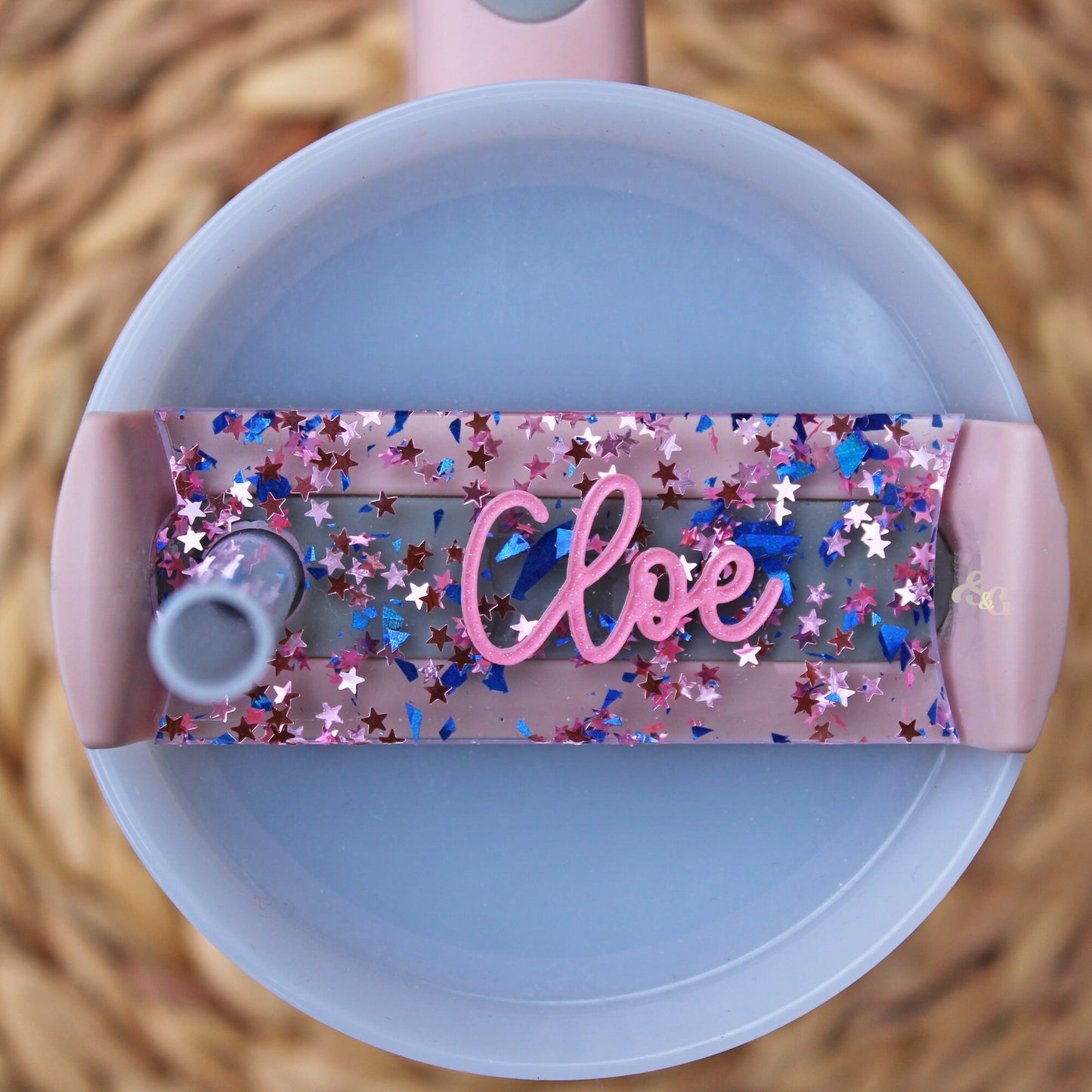 Stanley Name Plate, Personalized Stanley Topper, Tumbler name plate, custom Stanley topper