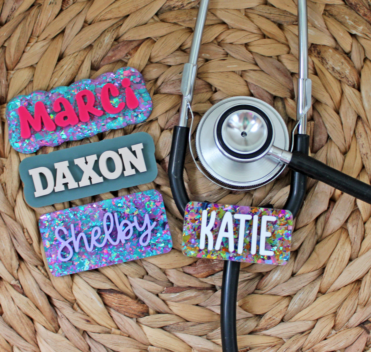 Custom Stethoscopes Name Tags