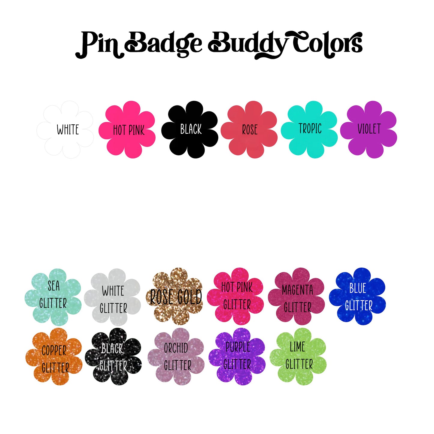Acrylic pin Badge Buddy