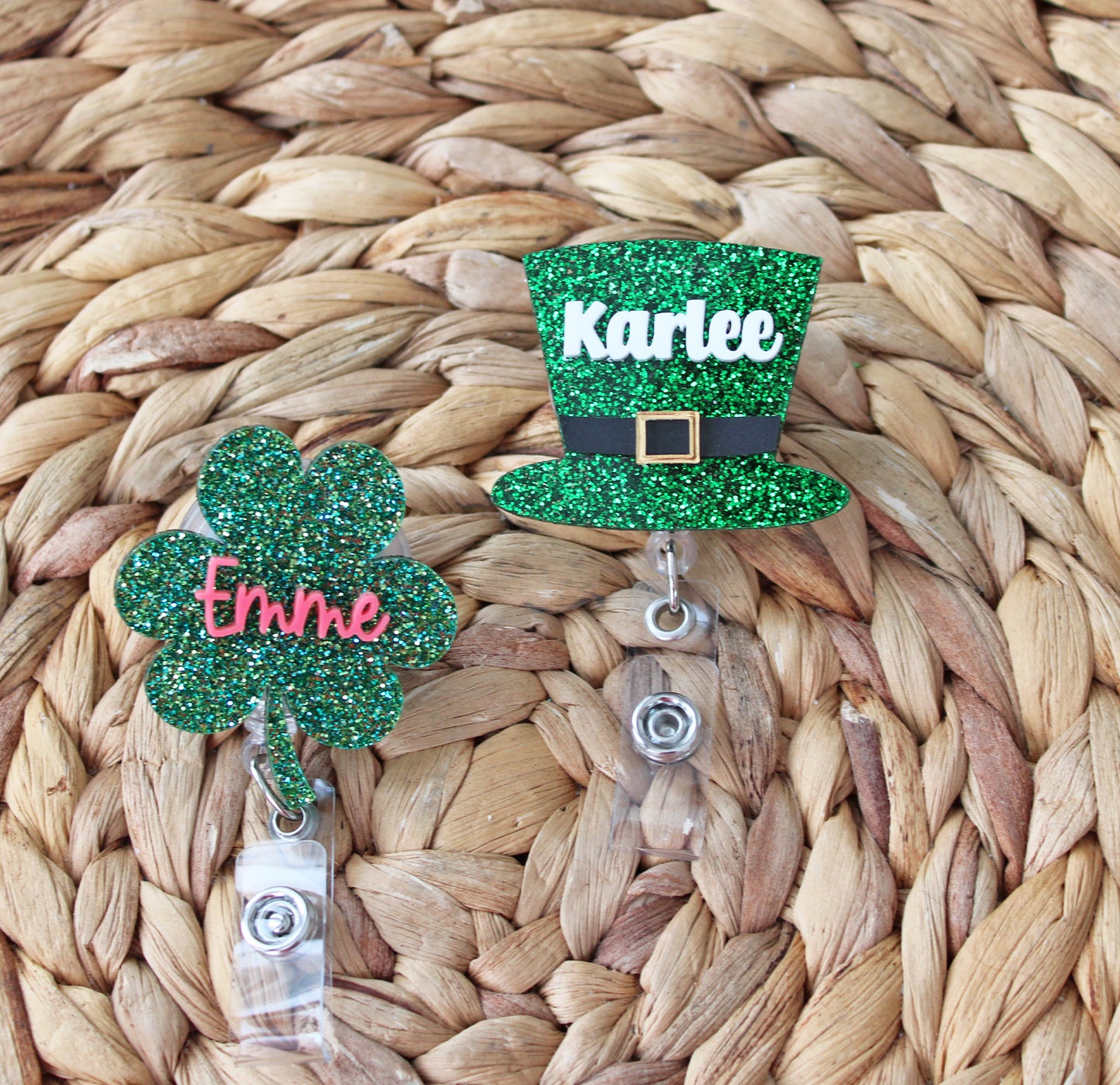 Saint Patty's day Hat badge Reel