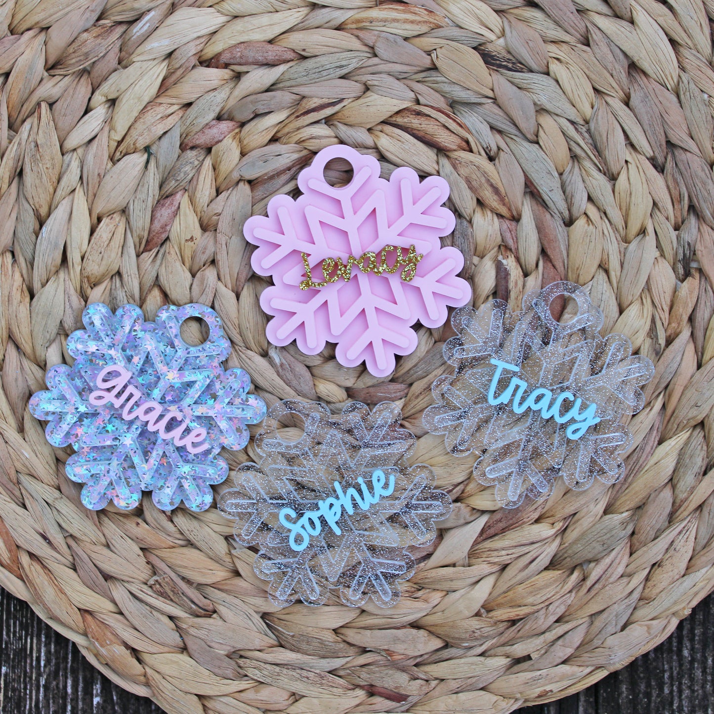 Snowflake Stanley Name Plate