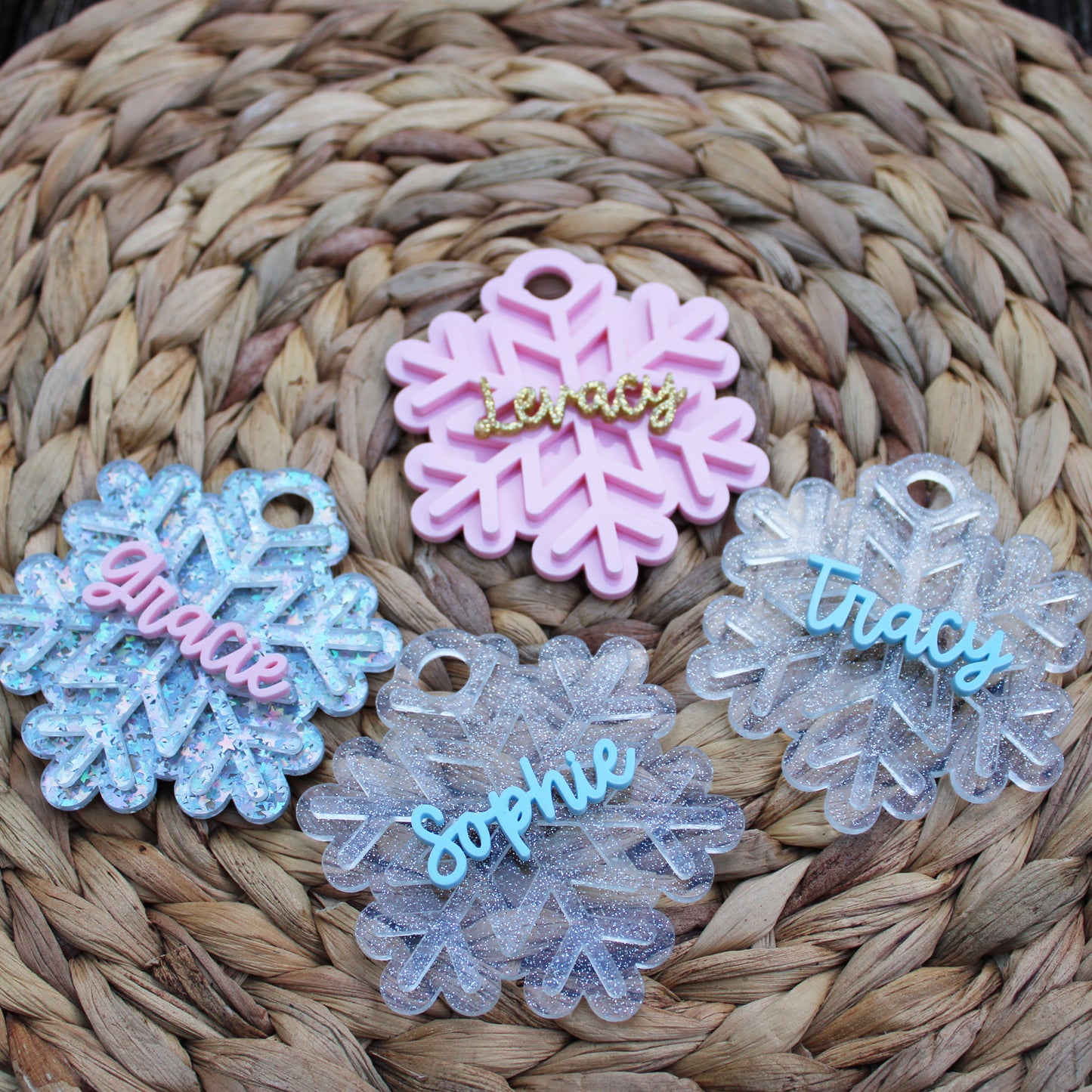Snowflake Stanley Name Plate