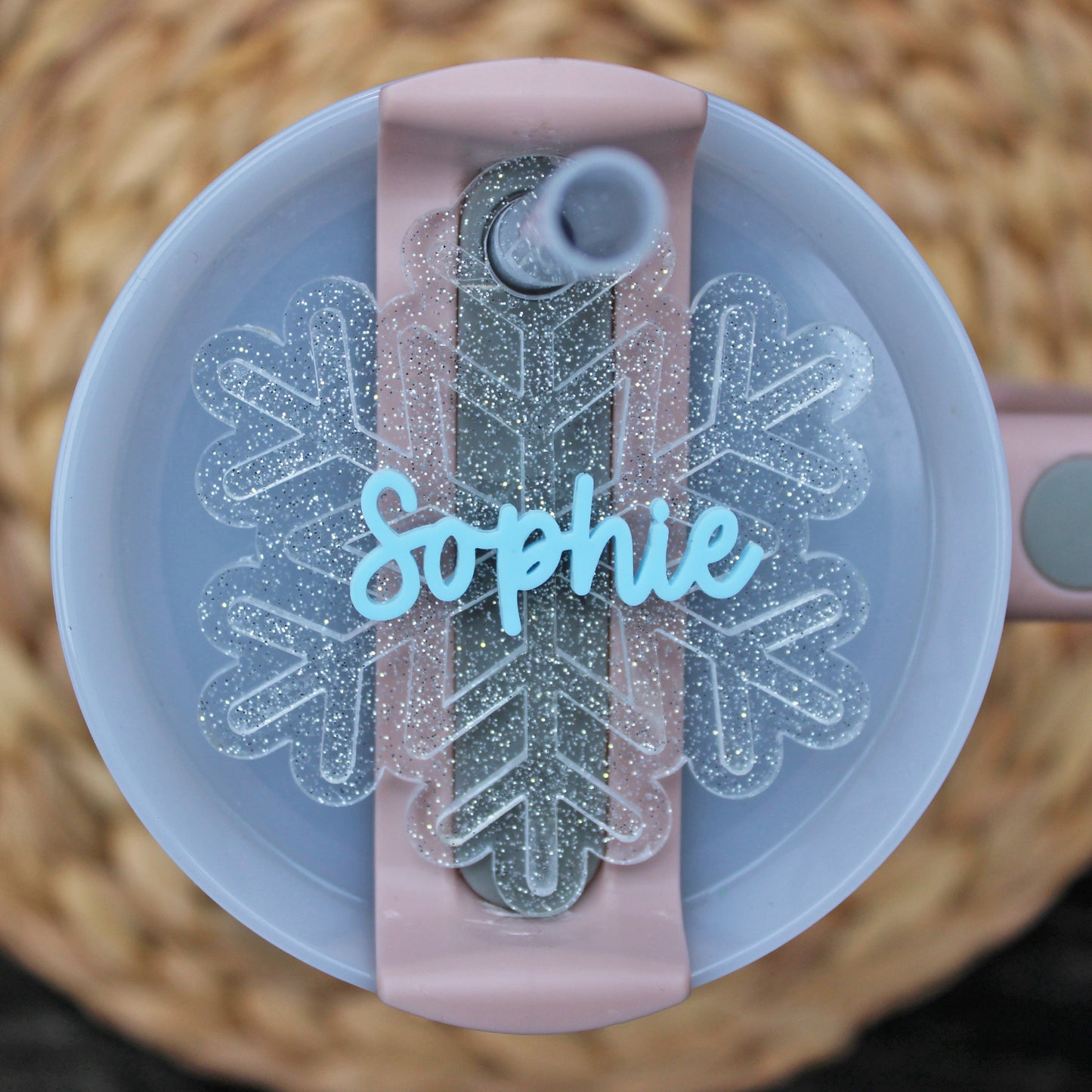Snowflake Stanley Name Plate