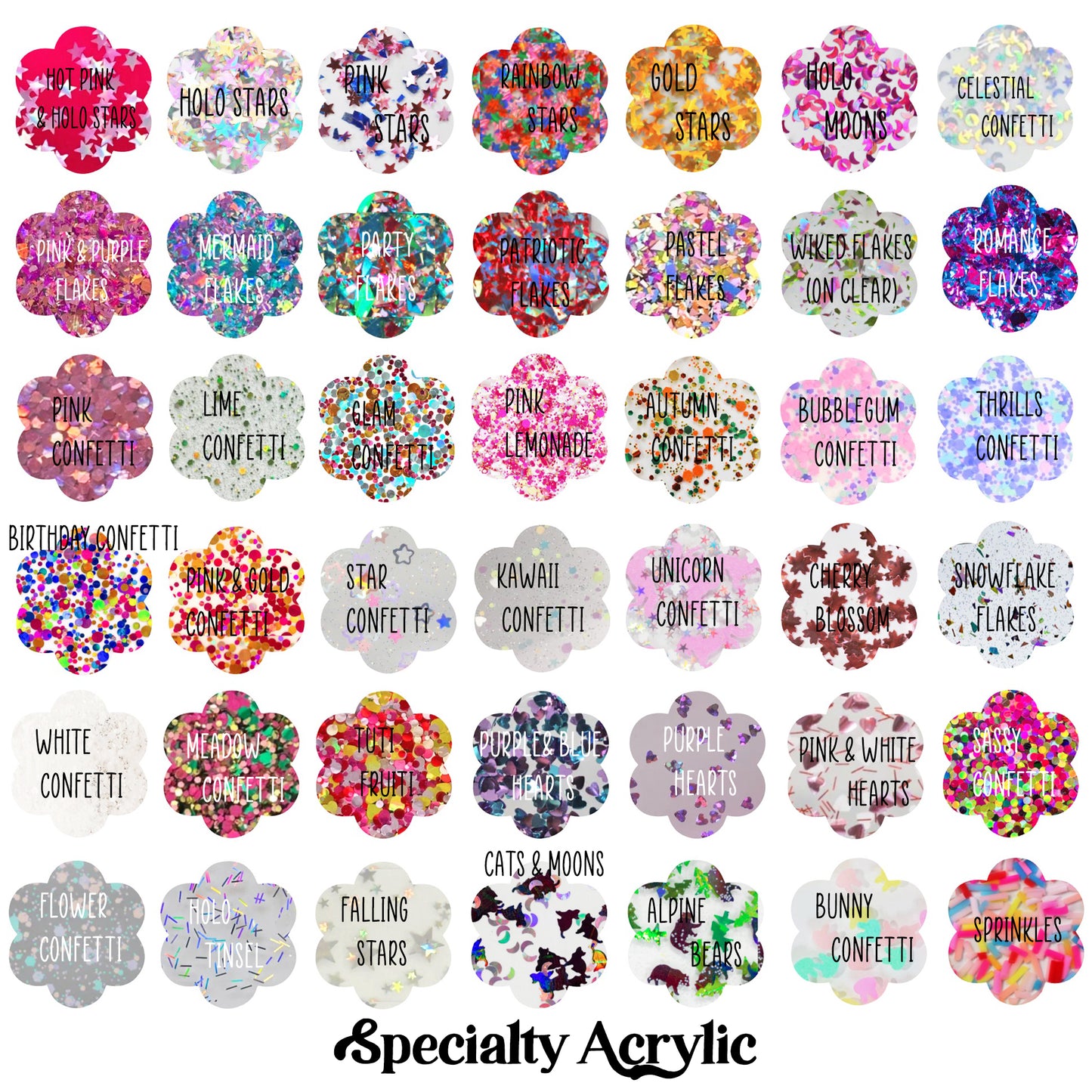 Snowflake Acrylic Badge Buddy