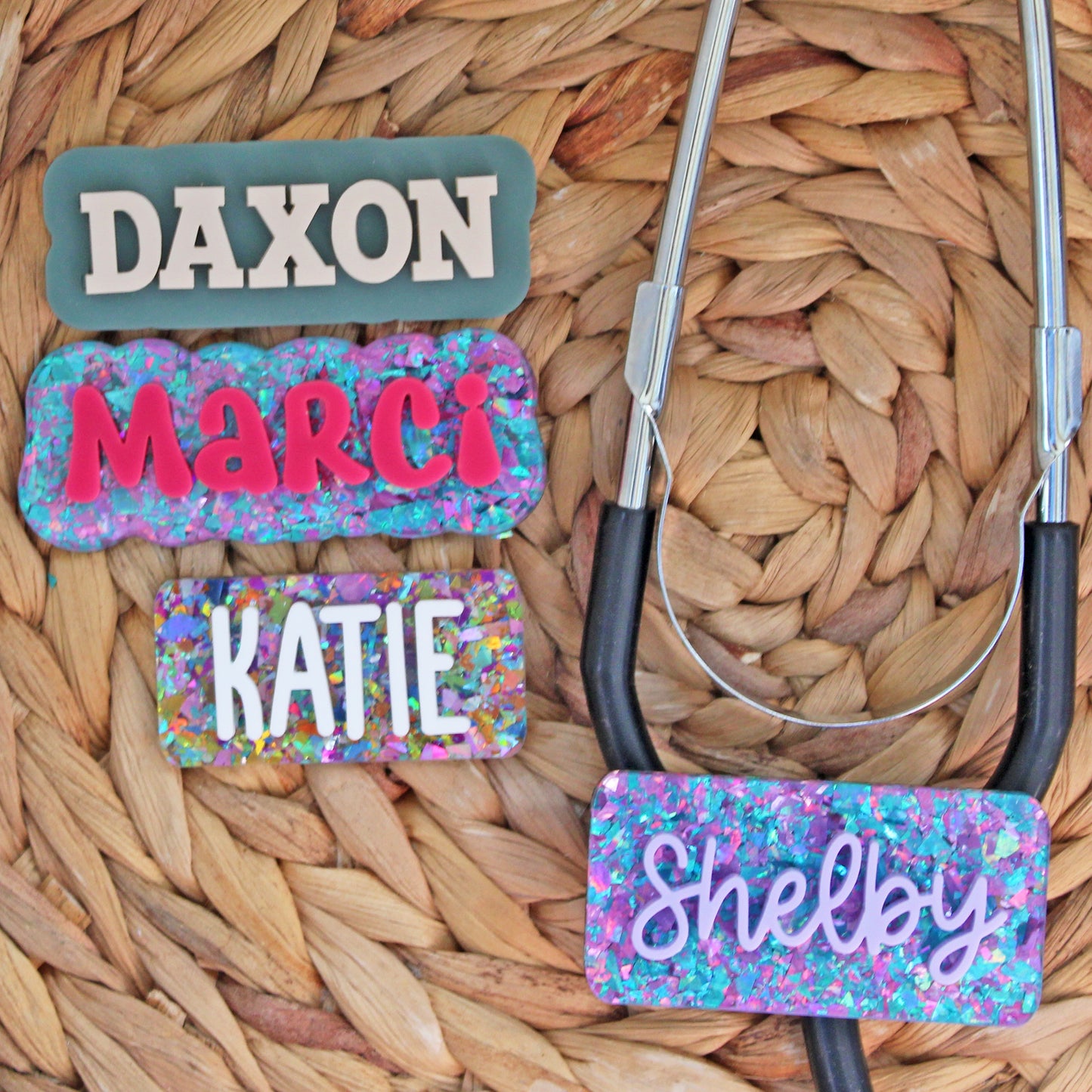 Custom Stethoscopes Name Tags