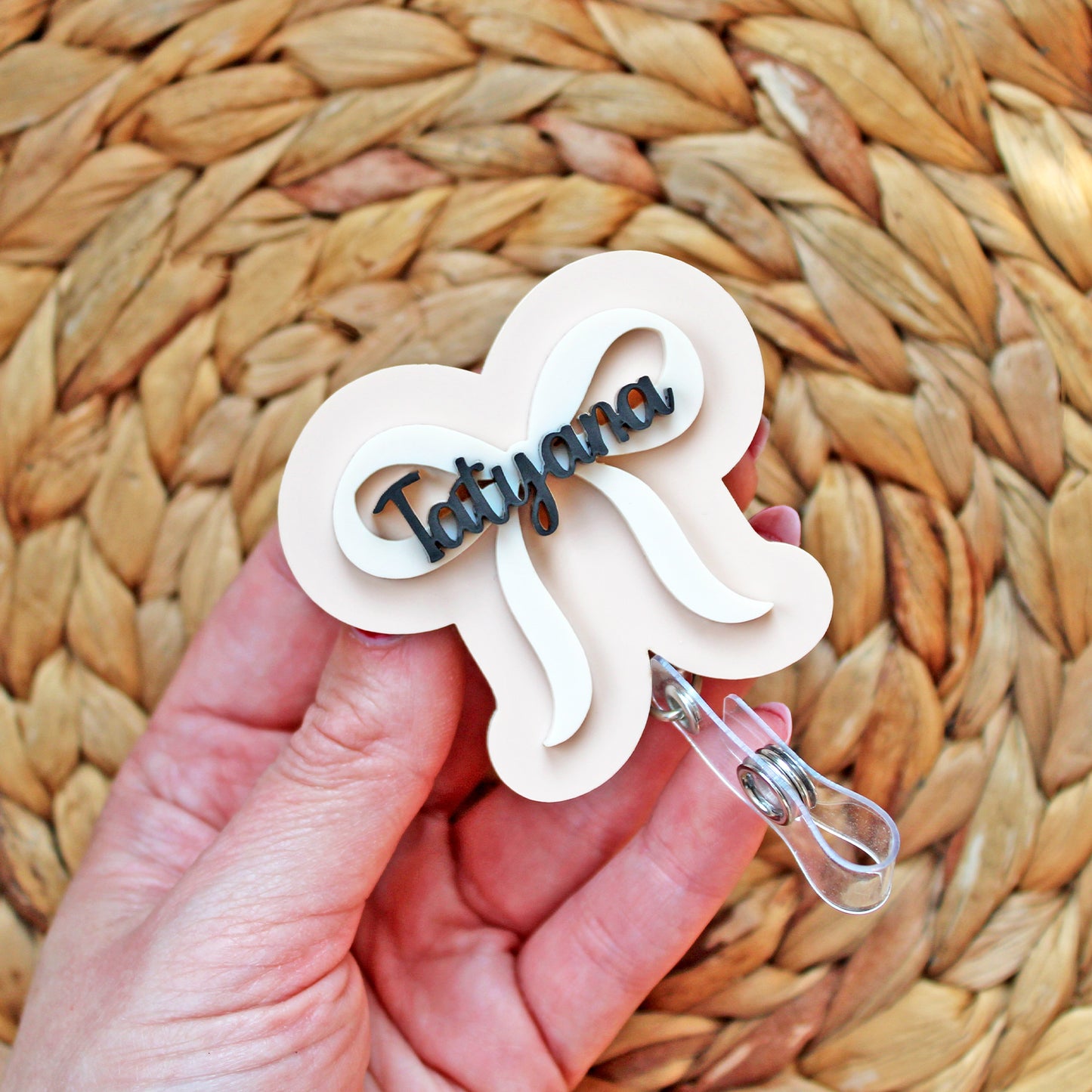 Bow Badge Reel