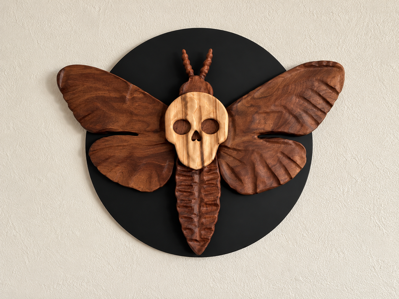 18” Death’s head moth