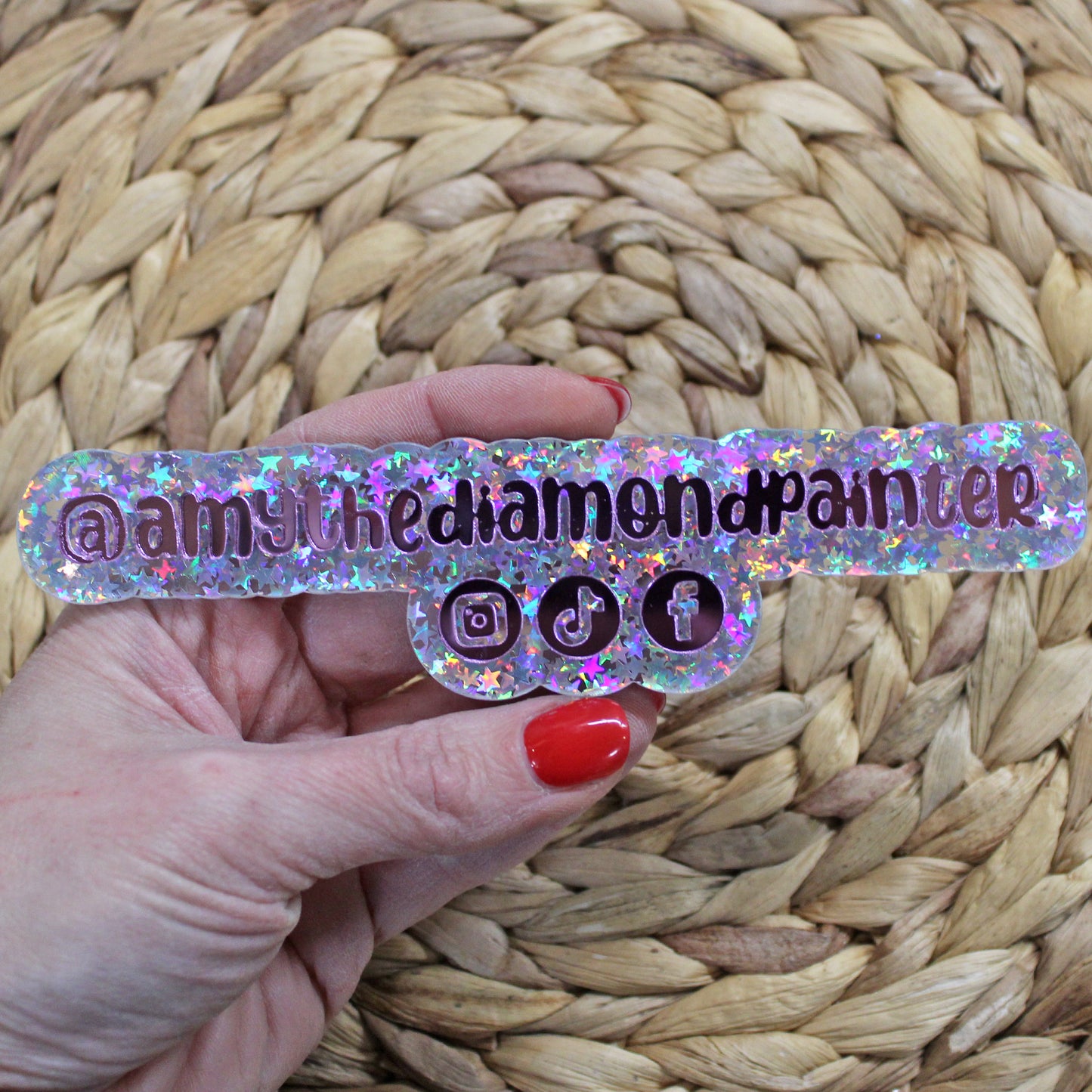 Acrylic Social Media Sign