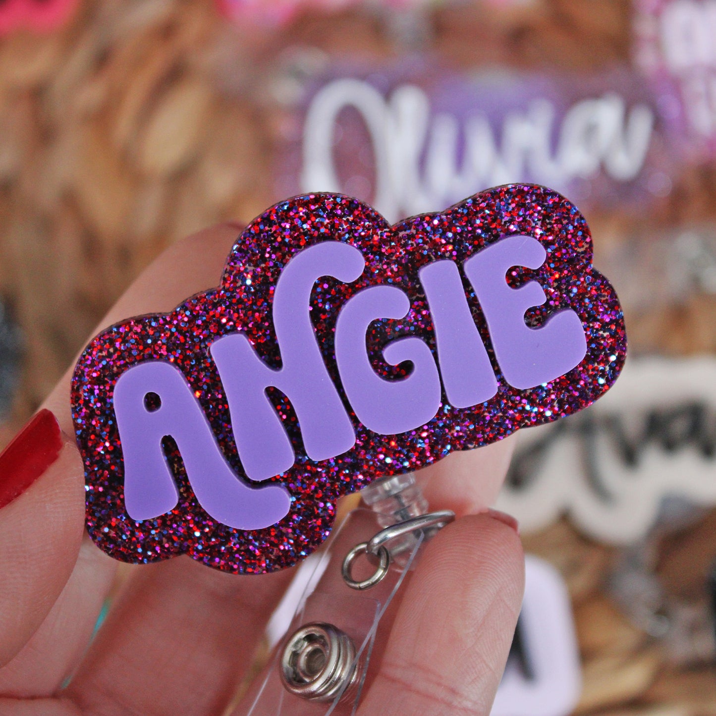 Custom Name Badge Reel