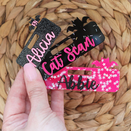 Bat Acrylic Badge Topper