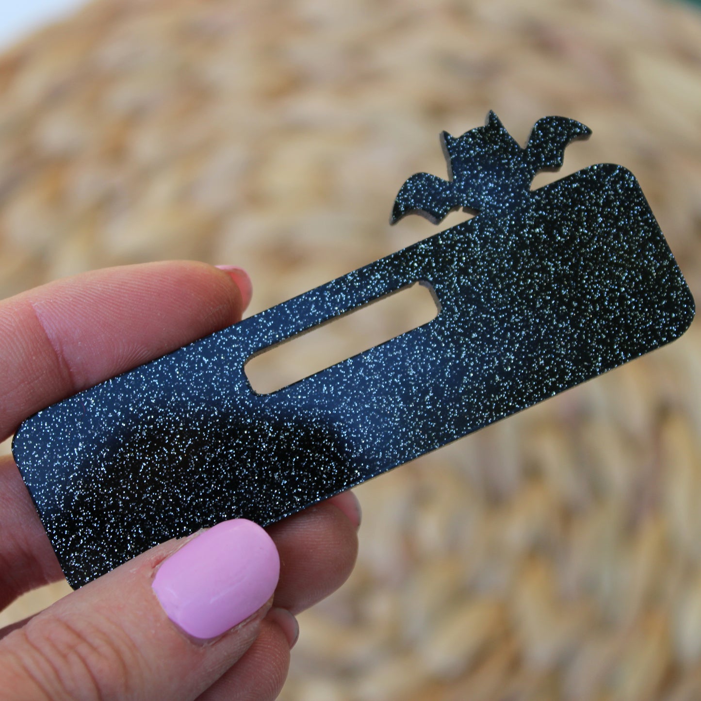 Bat Acrylic Badge Topper
