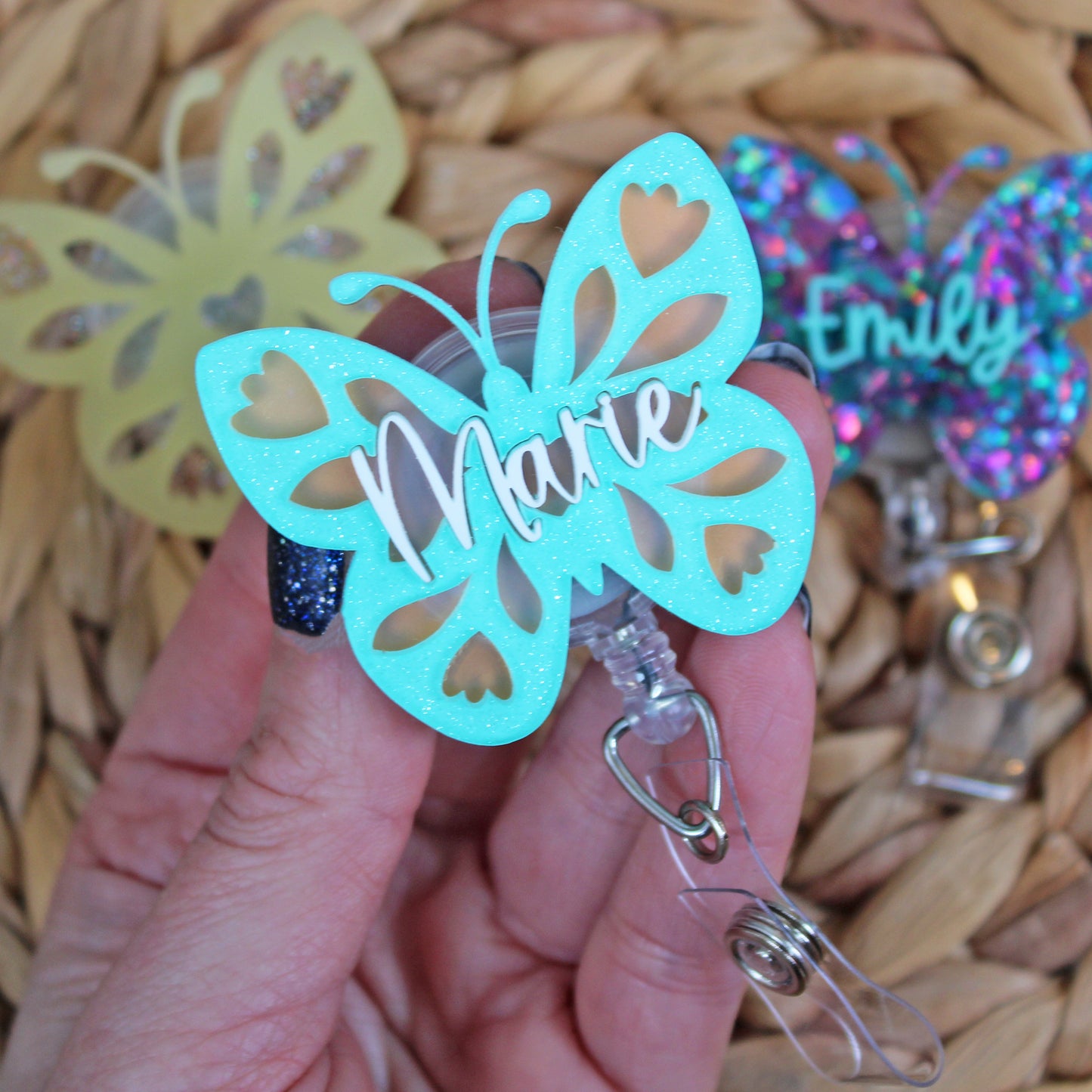 Butterfly Badge Reel