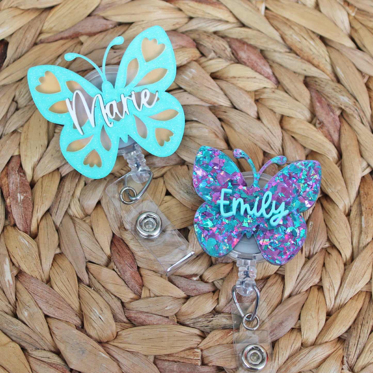 Butterfly Badge Reel