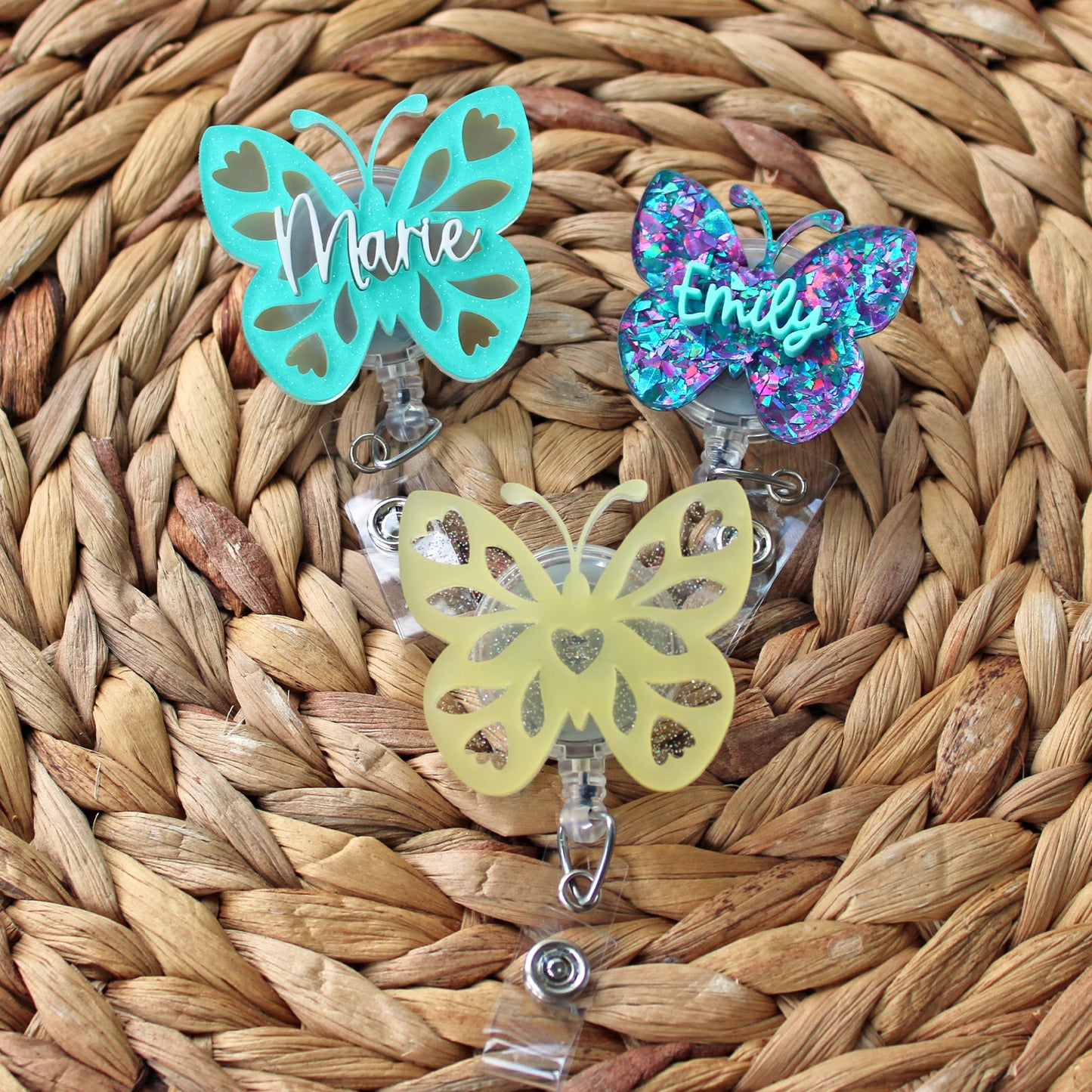 Butterfly Badge Reel