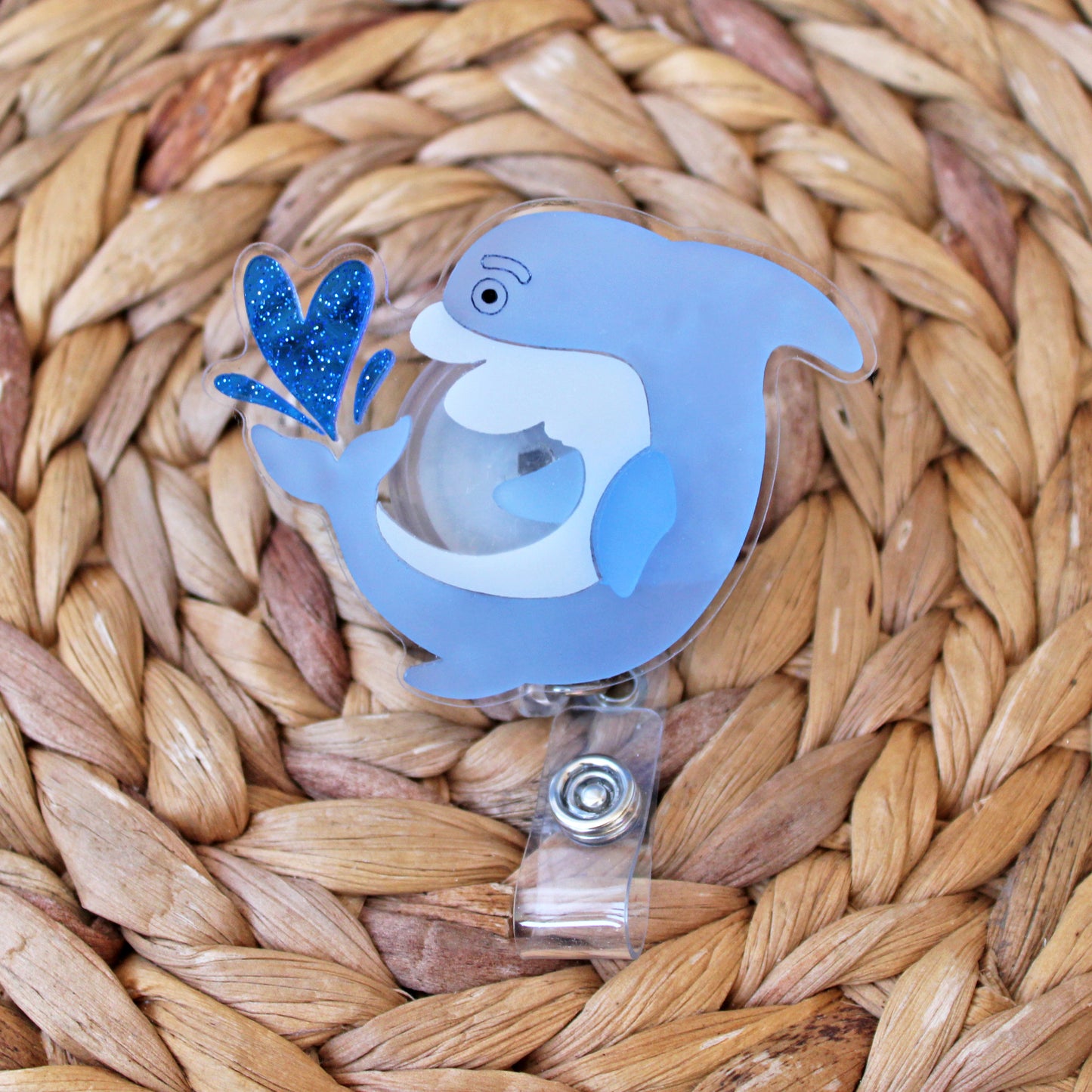 Dolphin Badge Reel
