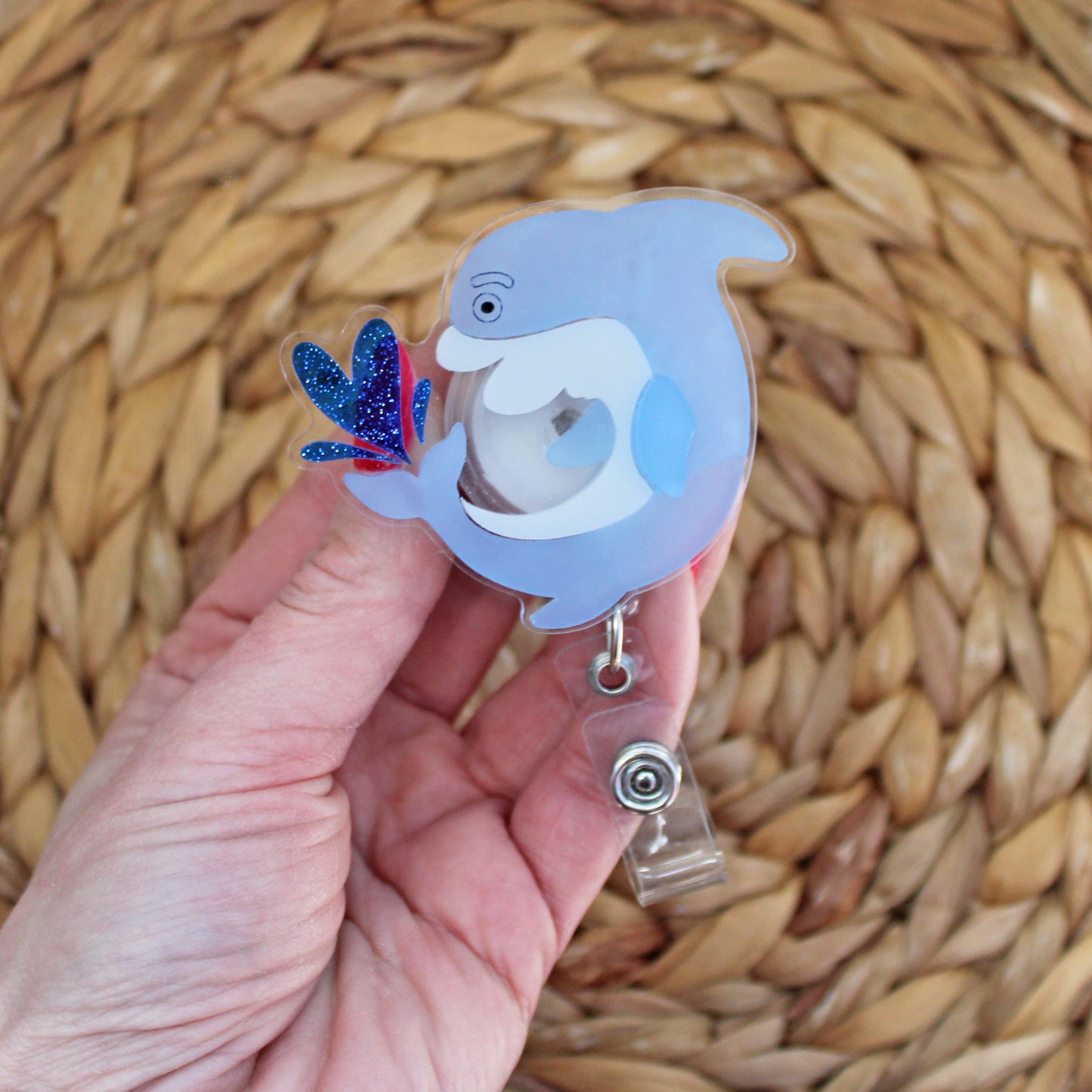 Dolphin Badge Reel