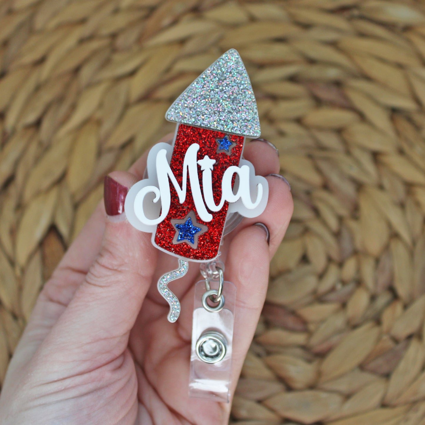 Firecracker Badge Reel