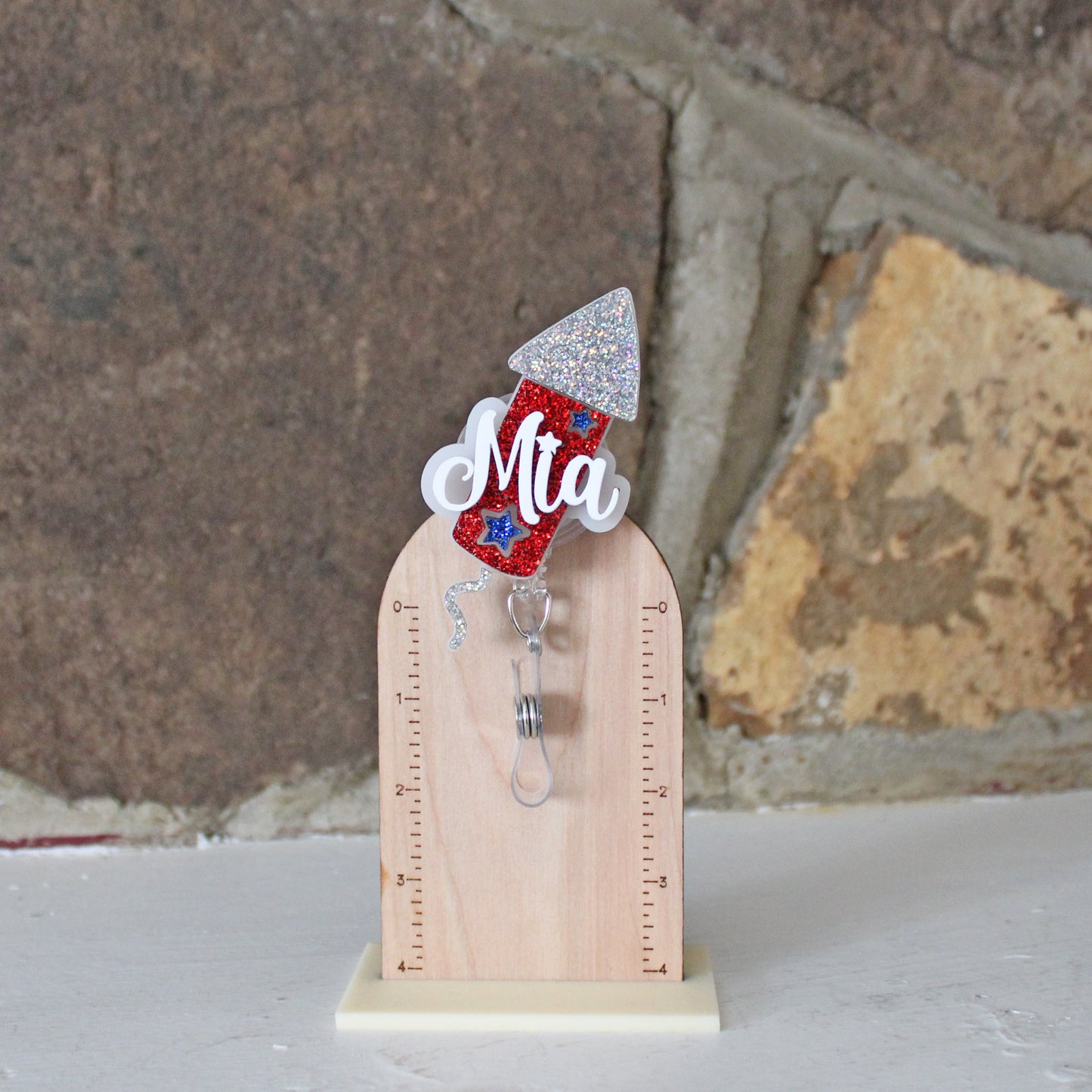 Firecracker Badge Reel