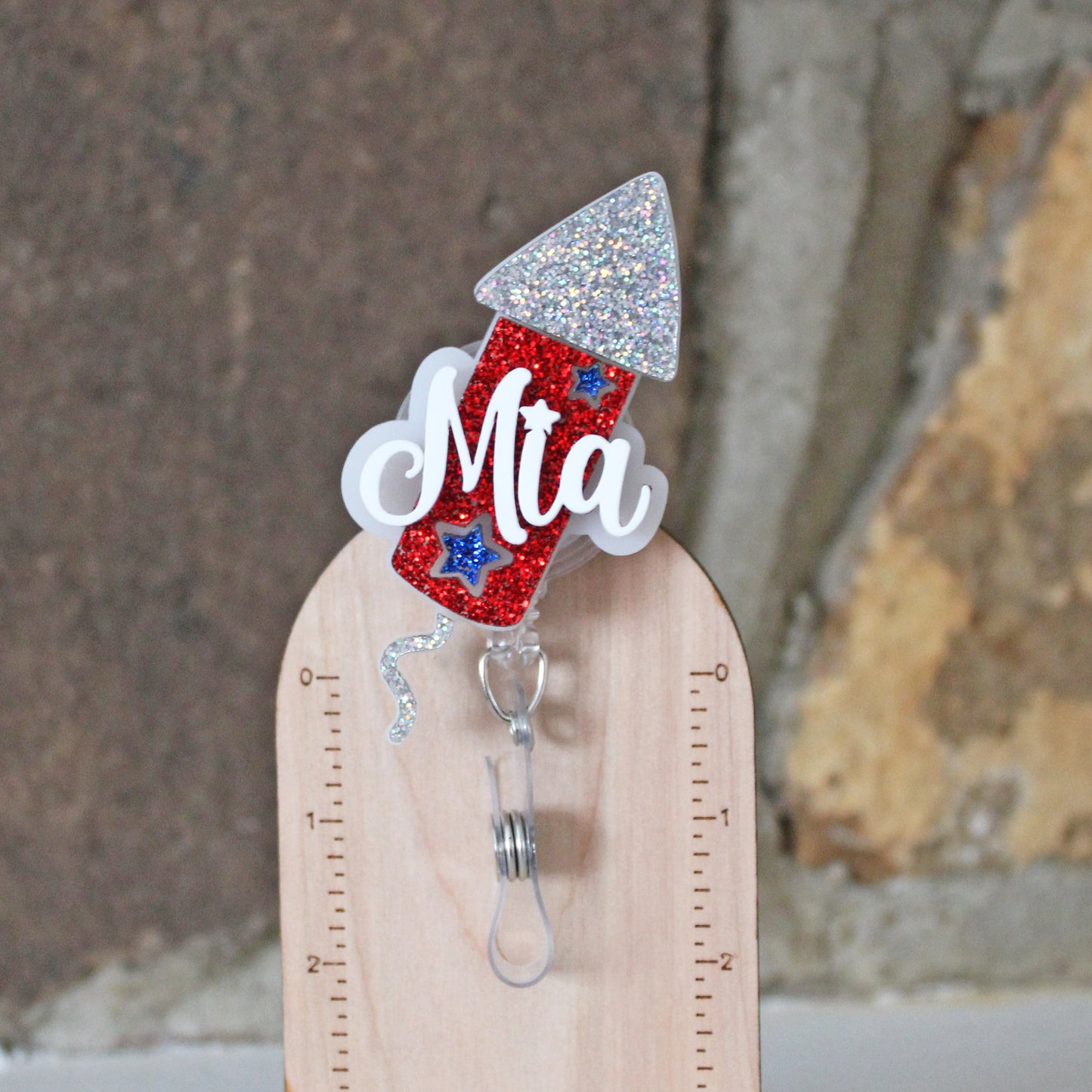 Firecracker Badge Reel