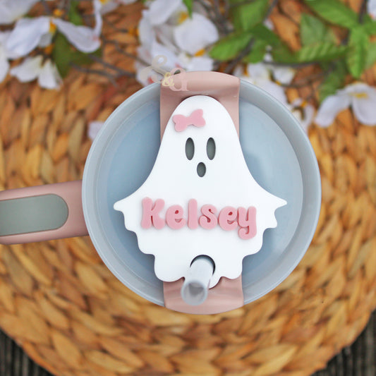 Ghost Stanley Name Plate- With bow
