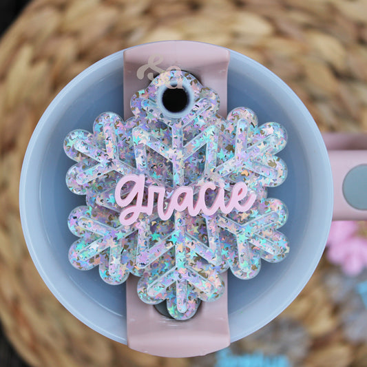 Snowflake Stanley Name Plate