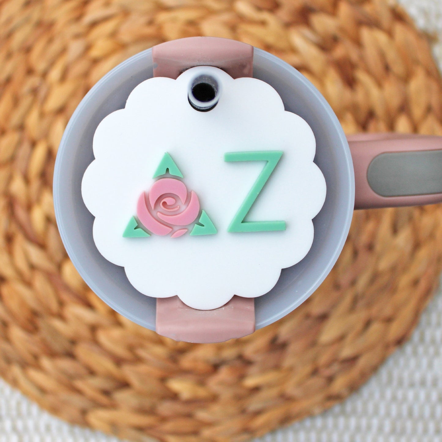 Custom, design your own name plate, Sorority Stanley Name Plate, Custom Sorority Stanley Topper, custom topper
