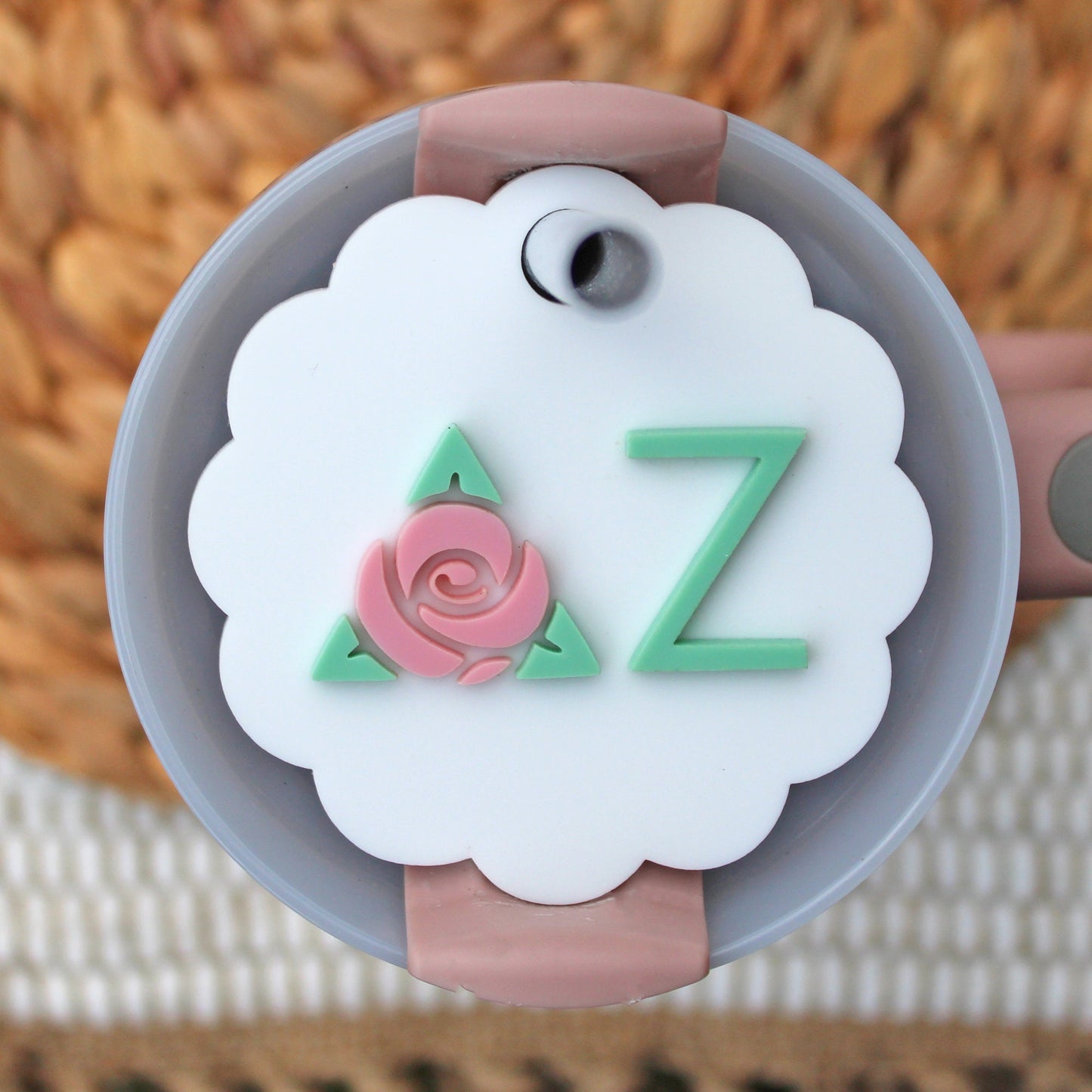 Custom, design your own name plate, Sorority Stanley Name Plate, Custom Sorority Stanley Topper, custom topper