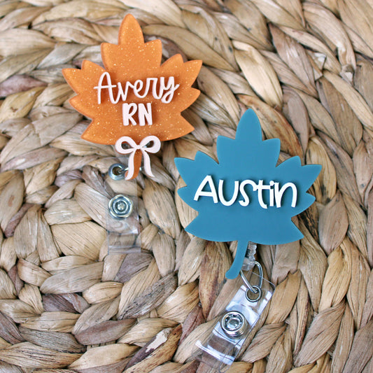 Leaf Badge Reel
