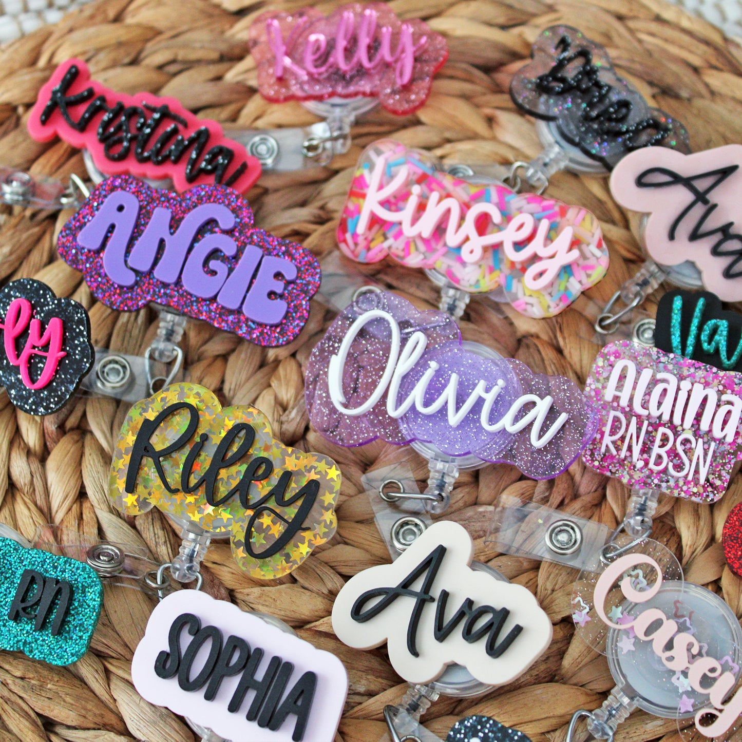 Custom Name Badge Reel