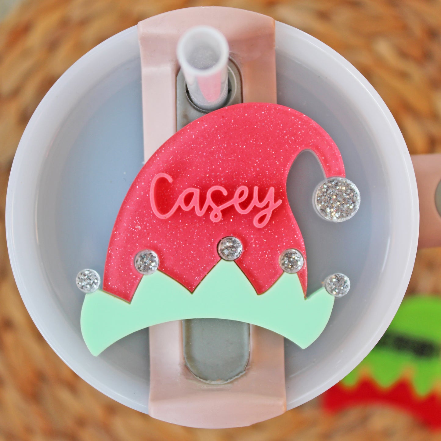 Elf Christmas Stanley Name Plate